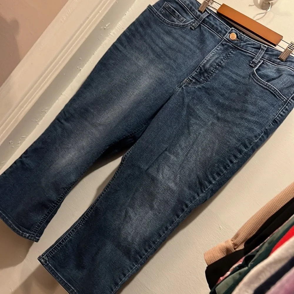 Riders by Lee Women’s Midrise Denim Capris Cropped Capri Pants Jeans